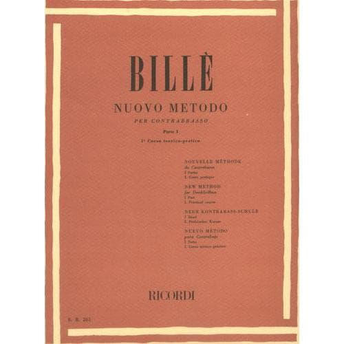 Bille - New Method Part 1 for Double Bass - Ricordi Edition