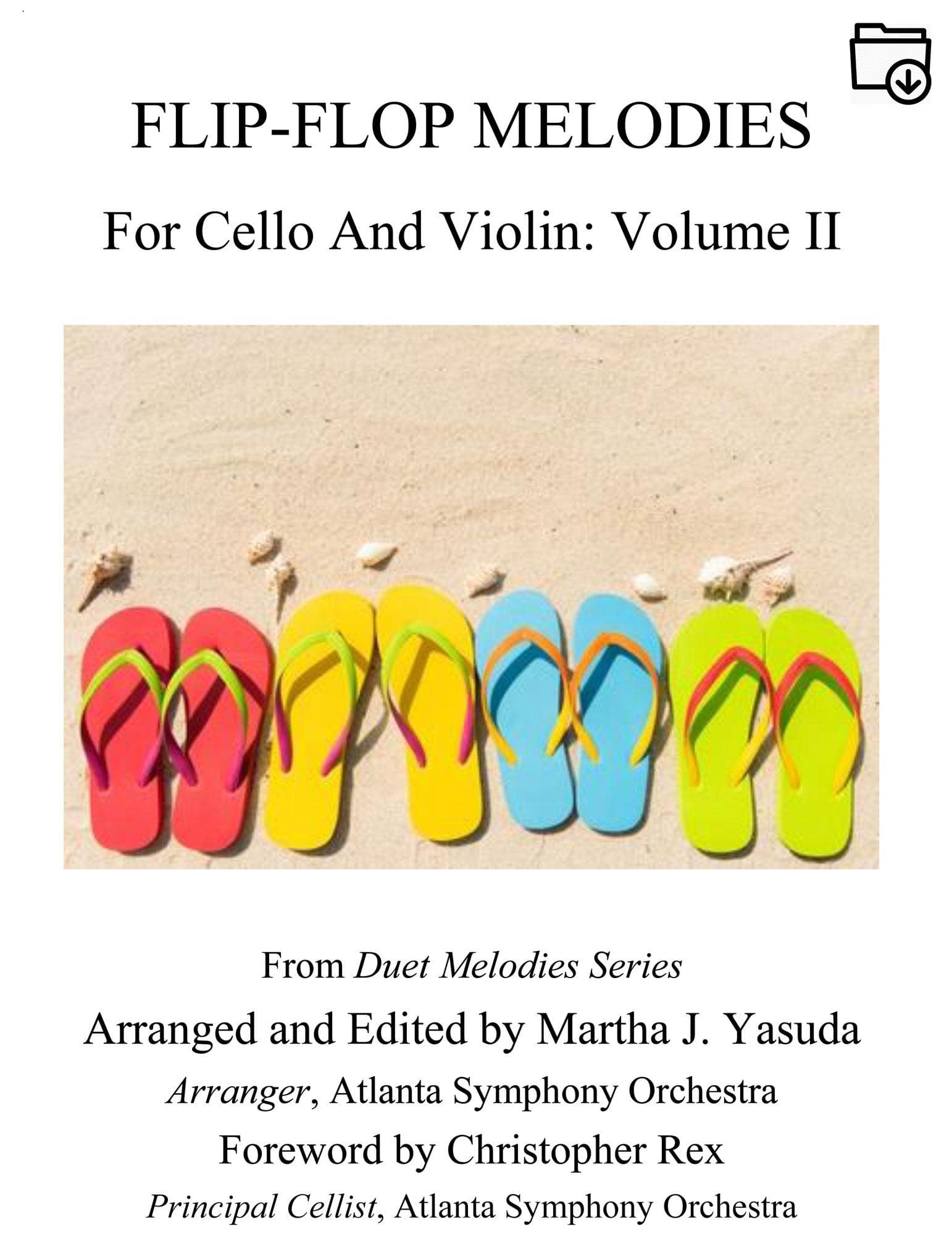 Yasuda, Martha - Flip-Flop Melodies For Cello and Violin, Volume II, 2nd Edition - Digital Download