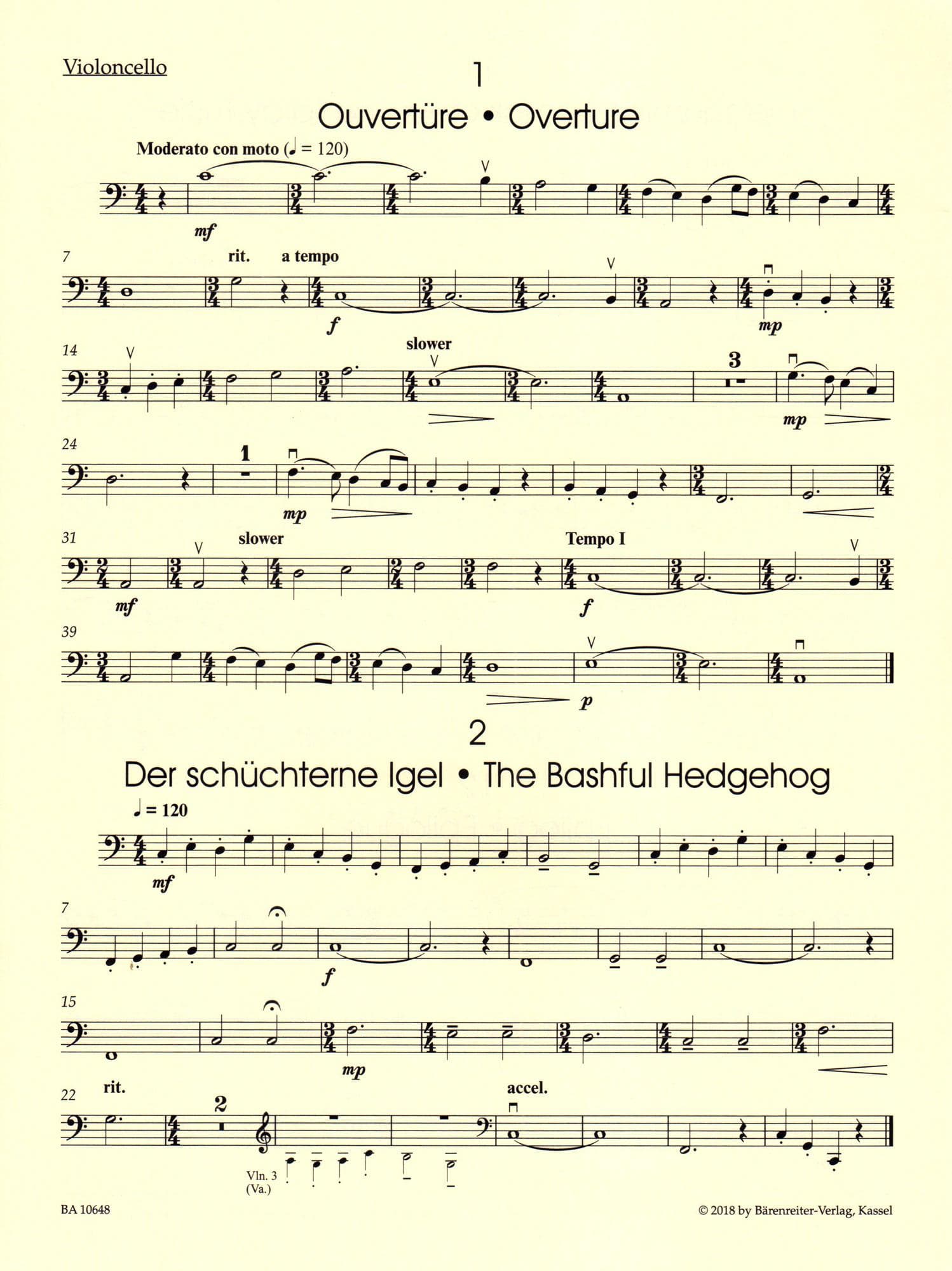 Speckert, George - Don't Feed the Animals - for String Ensemble - Barenreiter