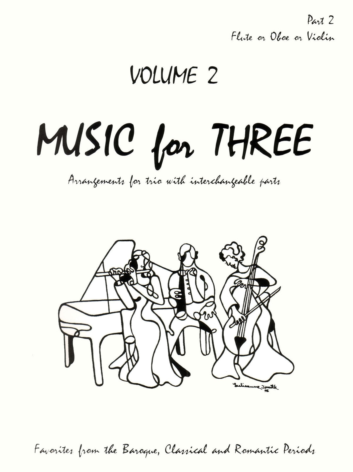 Music for Three Volume 2 Part 2 Violin, Oboe or Flute Published by Last Resort Music