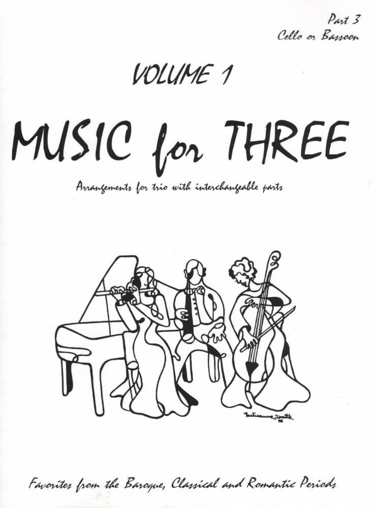Music for Three Volume 1 Part 3 Cello or Bassoon Published by Last Resort Music