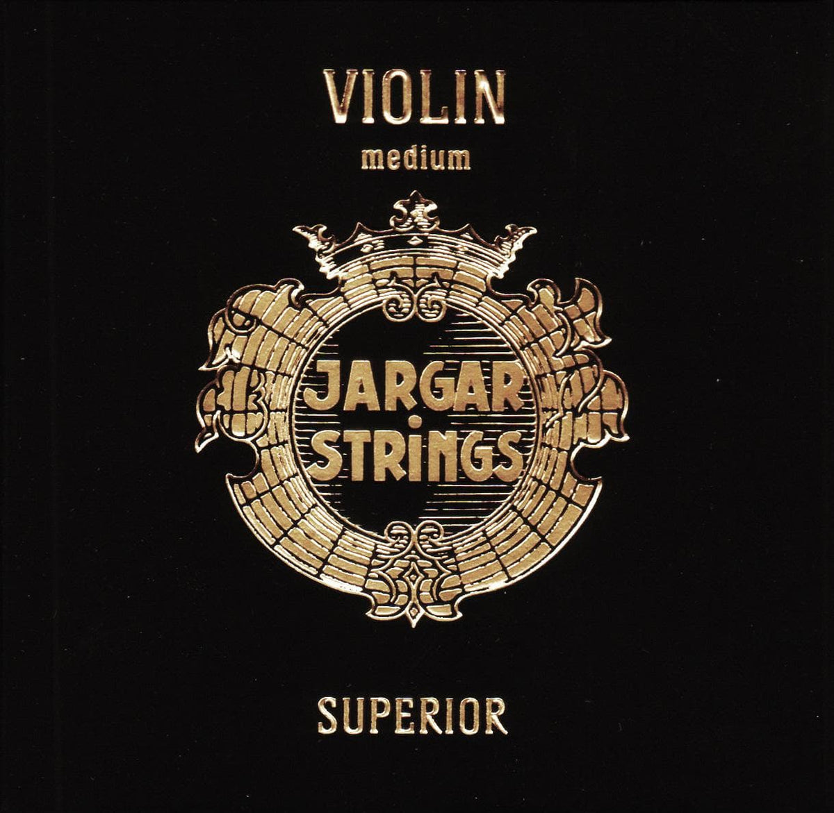 Jargar Superior Violin String Set - 4/4 Size - Medium Gauge