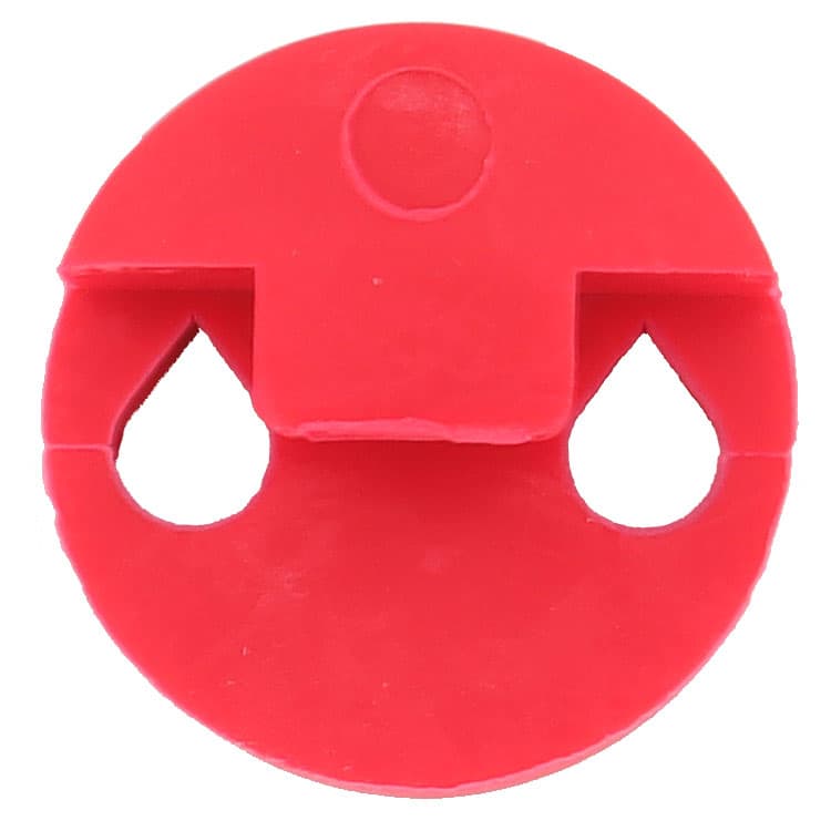 Tourte Mute Round 2 Holes for Violin Red