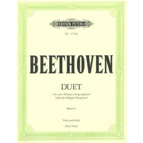 Beethoven's Duet with Obligato Eyeglasses Woo 32