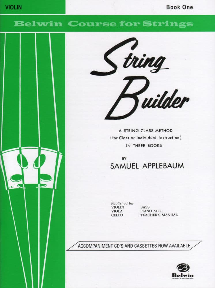 Applebaum, Samuel - String Builder - Book 1 for  Violin - Belwin/Mills Publication