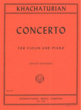 Khachaturian, Aram - Concerto for Violin and Piano - edited by David Oistrakh - International Music Co