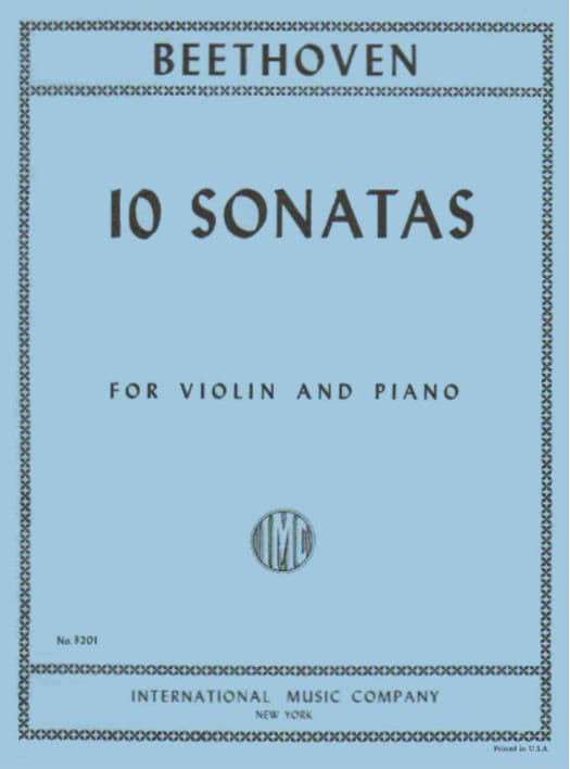 Beethoven, Ludwig - 10 Sonatas (Complete) - Violin and Piano - edited by David Oistrakh - International Edition