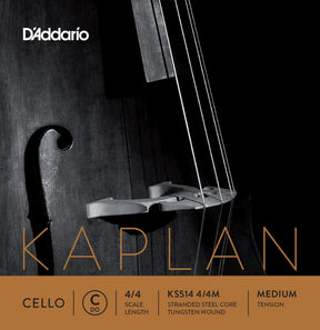 Kaplan Cello C String 4/4 Size Medium