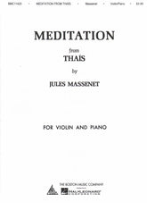 Massenet, Jules - Méditation from "Thaïs" - Violin and Piano - M P Marsick - Boston Music Co