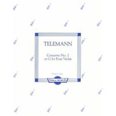 Telemann, Georg Philipp - Concerto No 2 in G Major TWV 40:202 For 4 Violas Published by Viola World