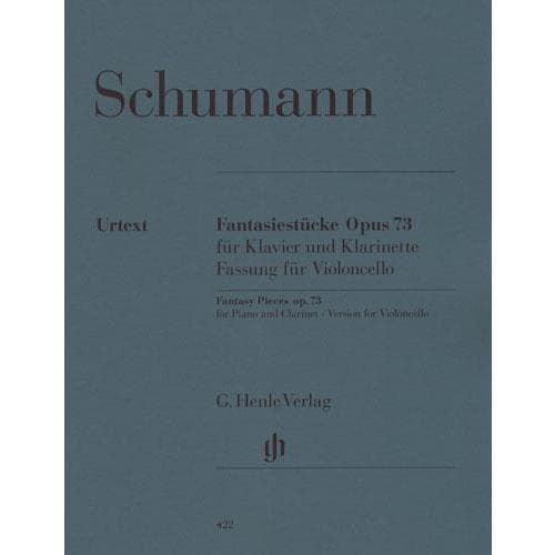 Schumann, Robert - Fantasy Pieces, Op 73 For Cello and Piano URTEXT Published by G Henle Verlag