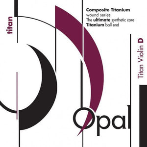 Opal Titan Violin D String 4/4 Size Medium