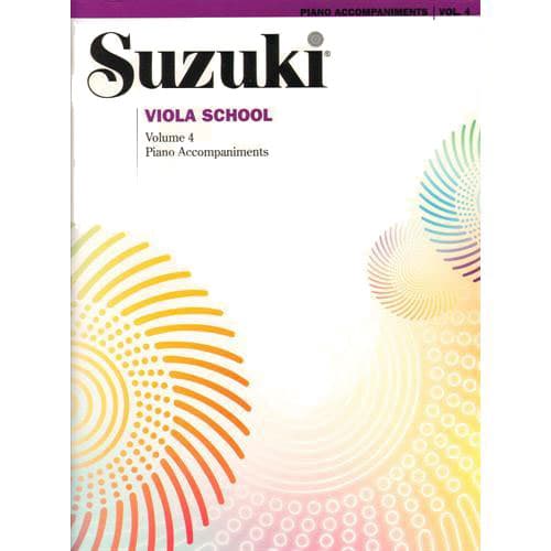 Suzuki Viola School Piano Accompaniment, Volume 4