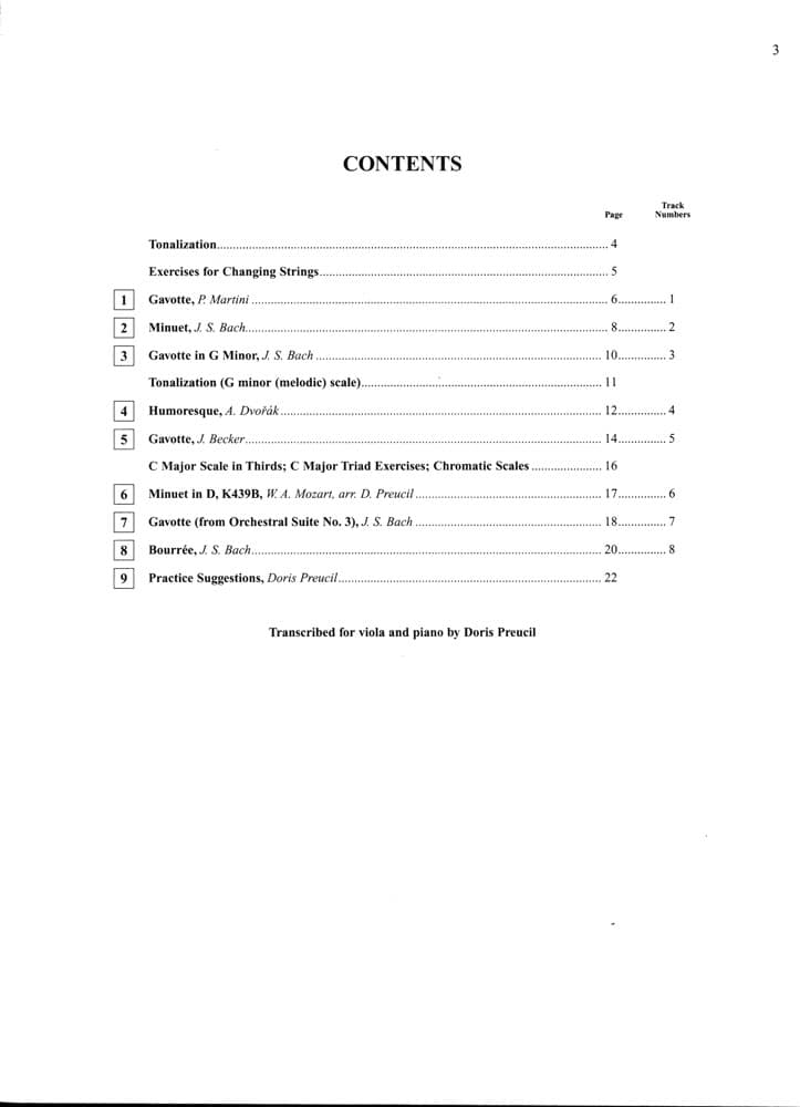 Suzuki Viola School Method Book and CD, Volume 3