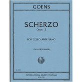 Goens, Daniel van - Scherzo, Op 12 - Cello and Piano - edited by Pierre Fournier - International Edition