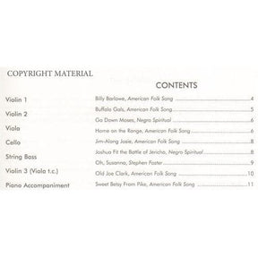 Folk Songs of the USA Viola Part by William Starr