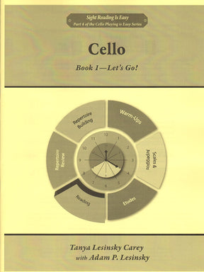 Sight Reading is Easy - for Cello - by Tanya Lesinsky Carey and Adam P. Lesinsky