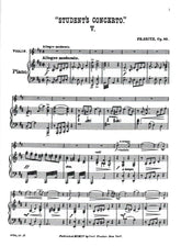 Seitz, Fritz (Friedrich) - Student's Concerto No 5 in D Major, Op 22 - Violin and Piano - Carl Fischer