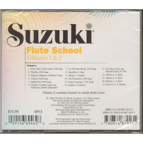Suzuki Flute School CD, Volumes 1 and 2