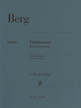 Berg, Alban - Violin Concerto - Violin and Piano - edited by Frank Peter Zimmermann - G Henle Verlag URTEXT