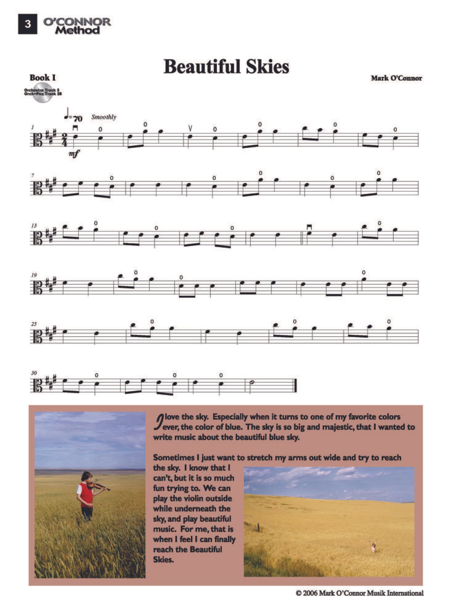 O'Connor Method for Orchestra Book I - Viola Part (2nd Violin) - Digital Download