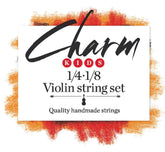 Charm Violin String Set Ball 1/4-1/8 Size Medium