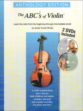 Rhoda, Janice Tucker - The ABCs of Violin, Anthology Edition - Book/2-DVD set - Carl Fischer Edition