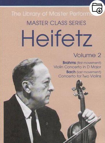 Jascha Heifetz Master Class Series Volume 2