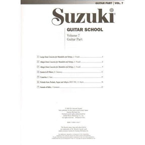 Suzuki Guitar School, Volume 7