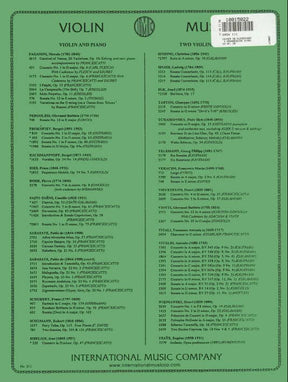 Kayser, Heinrich Ernst - 36 Elementary and Progressive Studies, Op 20 (Complete) - Violin - edited by Gingold - International Music Co