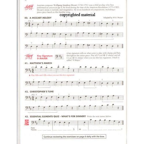 Essential Elements For Strings Cello Method Book Essential elements for strings cello method book