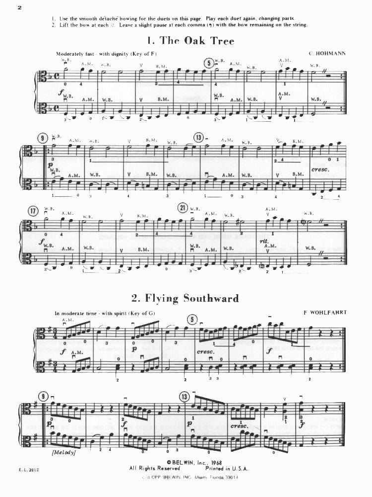 Applebaum, Samuel - Beautiful Music For Two Violas, Volume 2 - Belwin-Mills Publication