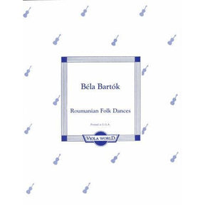 Bartok, Bela - Roumanian Folk Dances Sz 68 for Viola and Piano - Arranged by Arnold and Bartok - Viola World Publication