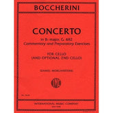 Boccherini, Luigi - Cello Concerto in B-flat Major, G 482 - Cello Solo (with optional 2nd Cello) - edited by Daniel Morganstern and Elaine Fine - International Music Company