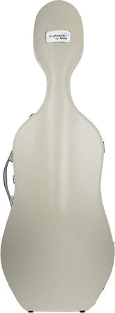 BAM Suprême Hightech Polycarbonate 2.9 Slim Cello Case in Champagne with Silver Hardware