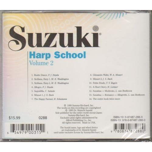 Suzuki Harp School CD, Volume 2, Performed by Waddington
