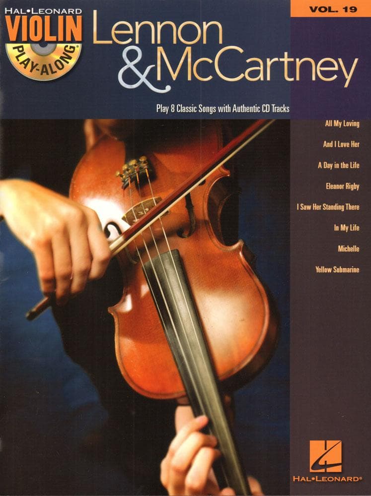 Violin Play-Along, Volume 19: Lennon & McCartney - Violin - Book/CD - Hal Leonard