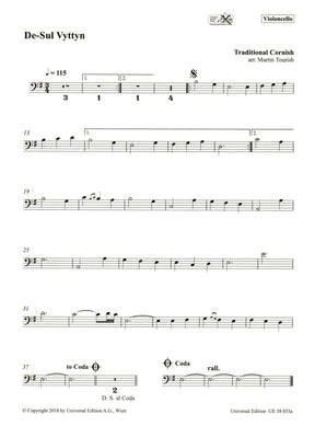 Celtic Play Along - for Cello and Piano - Includes CD Accompaniment - Universal Edition