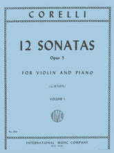 Corelli, Arcangelo - 12 Violin Sonatas, Op 5, Volume 1 - edited by Jensen - International Edition