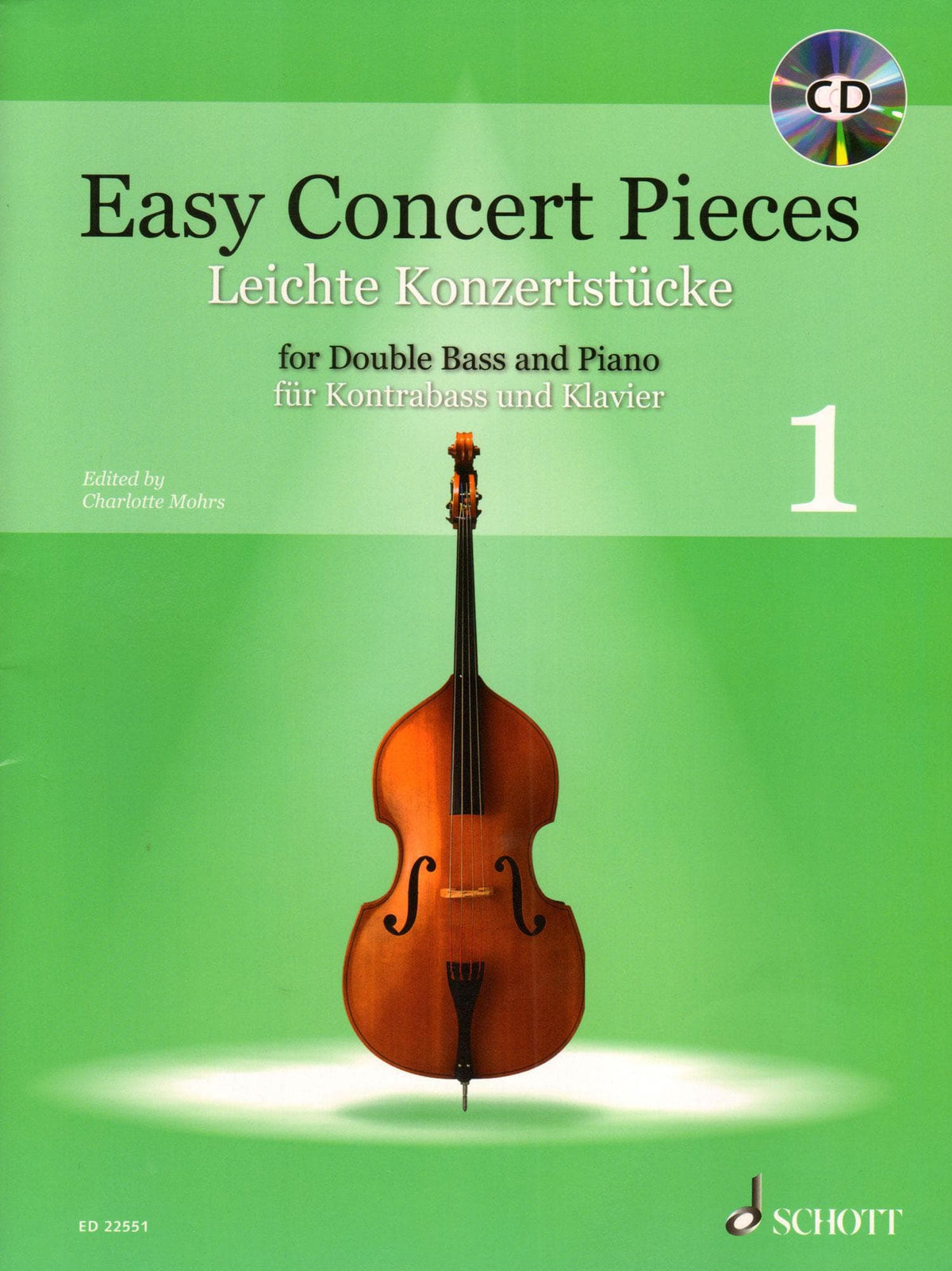 Easy Concert Pieces - for Double Bass and Piano - Schott