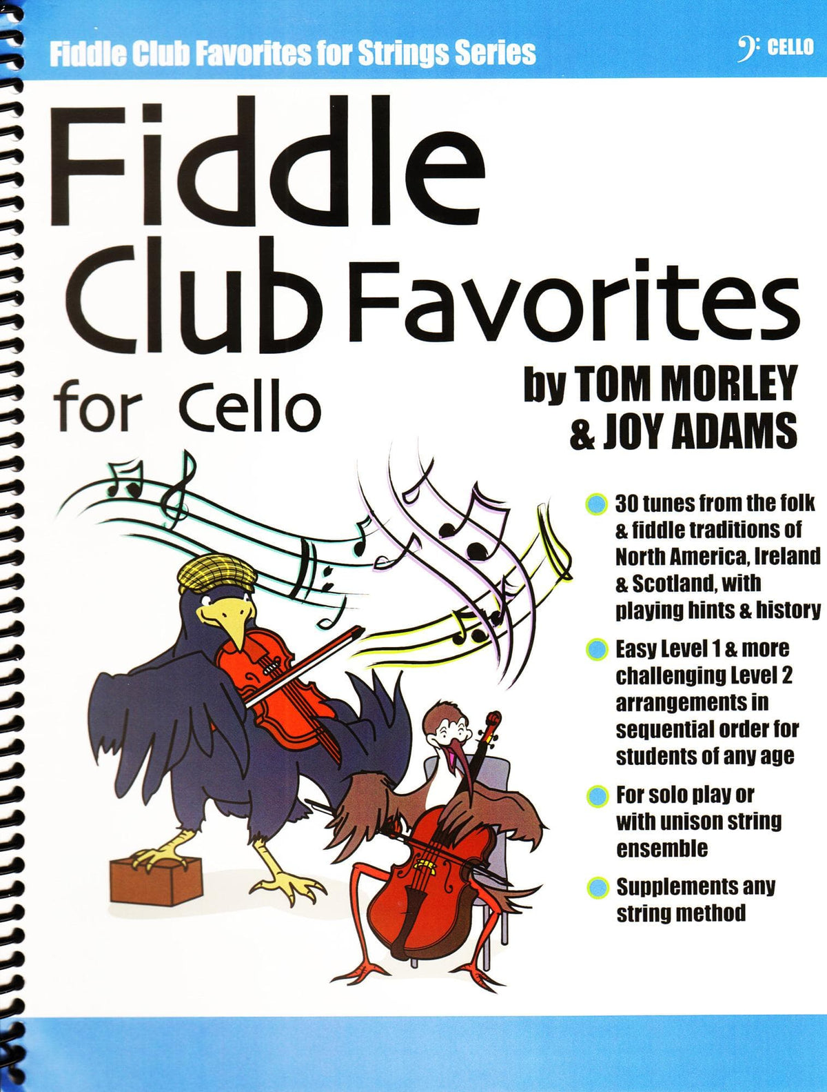 Tom Morley & Joy Adams - Fiddle Club Favorites - for Cello - by Flying Frog Music