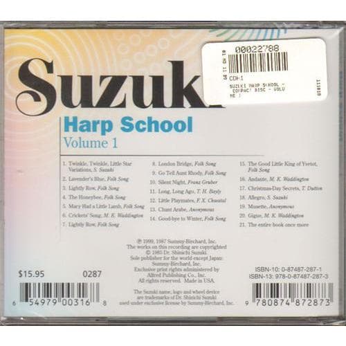 Suzuki Harp School CD, Volume 1, Performed by Waddington