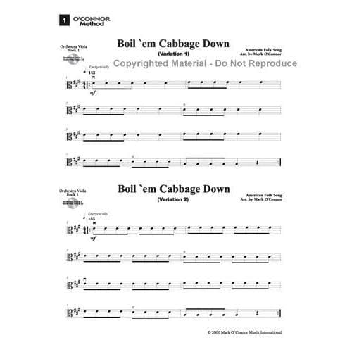 O'Connor Method for Orchestra Book I - Viola Part (2nd Violin)