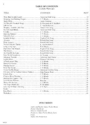 Rhoda, Janice Tucker - The ABCs of Violin, Anthology Edition - Book/2-DVD set - Carl Fischer Edition