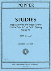 Popper, David - Studies Op 76 For Cello Published by International Music Company