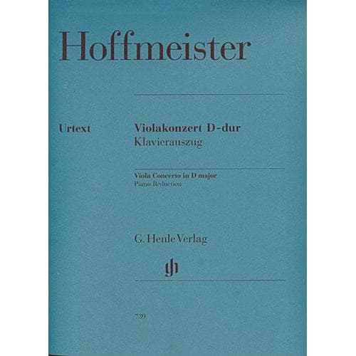Hoffmeister, Franz Anton - Concerto in D Major - Viola and Piano - edited by Julia Ronge - G Henle Verlag URTEXT
