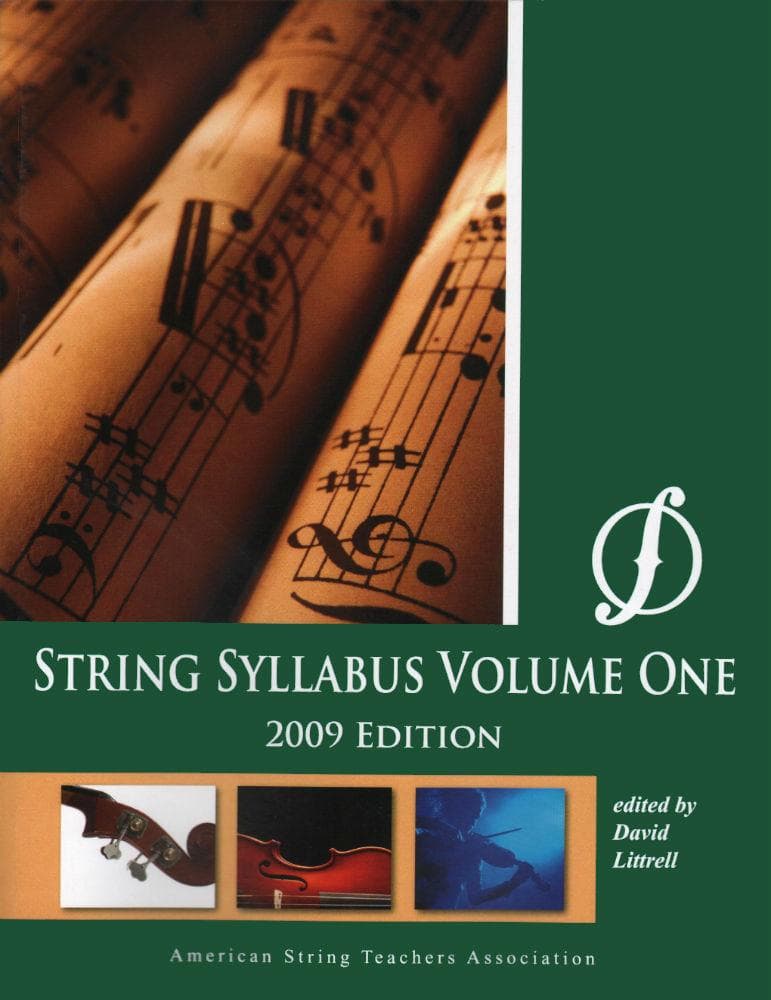 ASTA String Syllabus, Volume 1 - 2009 Revised Edition - edited by David Littrell
