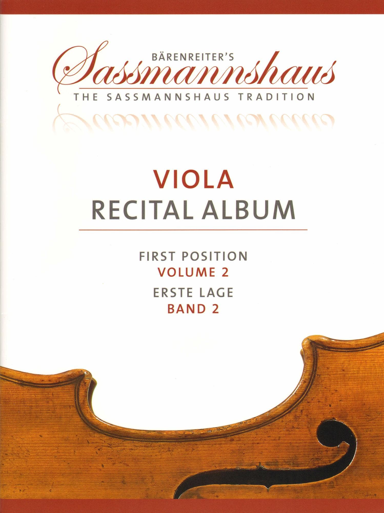 Sassmannshaus Viola Recital Album Volume 2