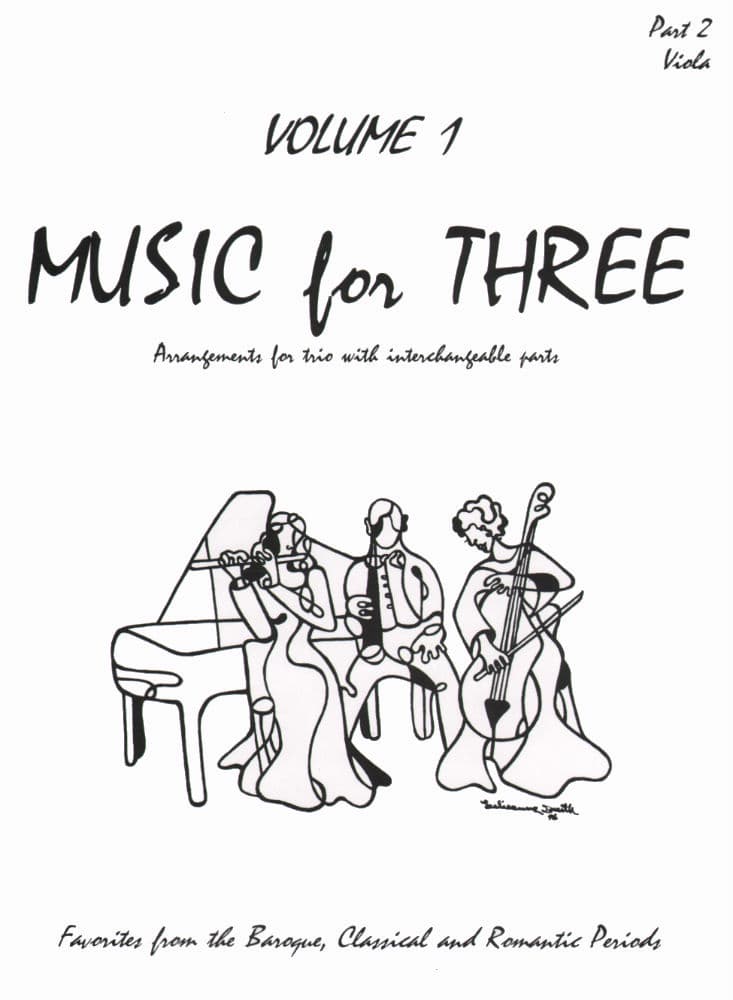 Music for Three Volume 1 Part 2 Viola Published by Last Resort Music