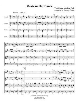 Cohen, Jeremy - Mexican Hat Dance - World Chamber Series - for String Quartet - Violinjazz Editions